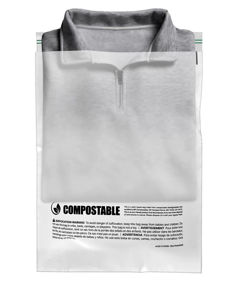 Eco Friendly Clear Poly Bags with Suffocation Warning - 9" x 12" (100 Count) - Strong Self Seal - Biodegradable Premium Frosted Bag for Packaging