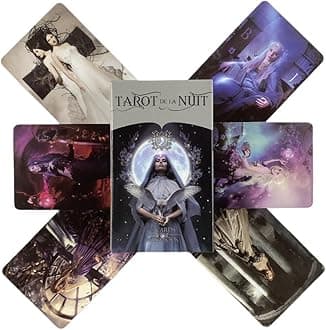 AYME DE LA NUIT Oracle | Tarot Oracle Deck with 79 Card Game | Traditional Standard Tarot Oracle Deck for Fortune Telling and Divination for Adults (Style 35)