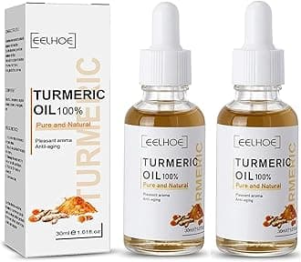 2 Pack Turmeric Dark Spot Corrector Serum Oil, Repair Face Serum, Natural Turmerics Bright Skin Care Moisturizing Repair Serums, Turmeric Oil for Face Dark Spots(30ml)