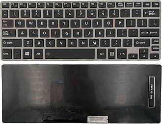 Laptop Replacement Keyboard for Toshiba Portege Z30 Z30T A B C Z30-A Z30t-A Z30T-A1310 Z30-A1302 Z30-C Z30T-C Z30-B Z30T-B Without Pointing Without Backlight