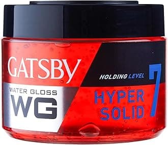 Japan Water Gloss - Hyper Solid, Wet Look Hair Gel, Shine Effect, Long Lasting Hold, Non Sticky, Easy Wash Off, Holding Level 7, 300gm