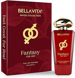 BELLAVITA Mood Collection Fantasy | Long Lasting Eau De Parfum 100ml Perfume for Woman | with Pink Pepper, Jasmine and Patchouli | Floral, Spicy Premium Fragrance
