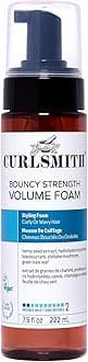 Curlsmith - Bouncy Strength Volume Foam, Styling Foam for Curly & Wavy Hair, Light Hold (7.5 fl oz)