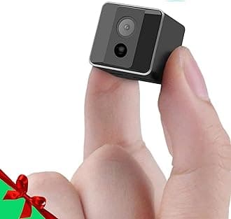 Wireless Camera HD 1080P Mini Hidden Spy Camera Portable Small Nanny Cam Surveillance Cameras for Home Security Indoor/Outdoor Medium Sized