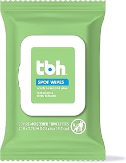 TBH Kids Spot Face Cleansing Wipes – Gentle Daily Skincare for Preteens & Teens with Oily, Dry & Sensitive Skin – Salicylic Acid & Witch Hazel – Paraben-Free & Dermatologist-Approved – 30 count