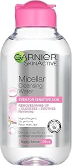 Micellar Cleansing Water Sensitive Skin, Soothing Face and Eye Make-Up Remover and Cleanser 125 ml