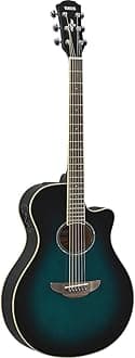 APX600 OBB Thin Body Acoustic-Electric Guitar, Oriental Blue Burst