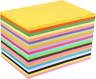 Size A4 Colored Printer Paper Copy Paper Craft Projects Colored Cardstock Colorful Paper for DIY Art Paper Crafting Pack of 100