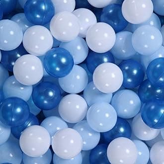 Ball Pit Balls for Toddler,Plastics Balls for Kids1 2 3 4 5 6 Baby Ballpit 50 100 200 300 400 500 1000