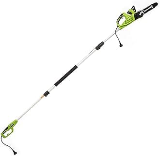 Greenworks 7 Amp (2-In-1) 10-inch Corded Electric Polesaw, PSCS06B01
