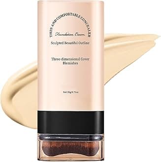 2 In 1 Foundation Stick Long-lasting Eraser Lightweight Double Head Face Make Up Foundation Stick With Brush (05)