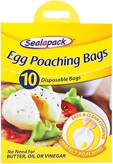 20 x Egg Poaching Bags - Plastic, Poach, Egg Poaching Accessory, Fuel, SOLID_FIRE_FUEL, Bagged Wood