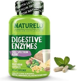 Digestive Enzymes - Complete Formula with 15 Enzymes Including Amylase, Protease, Lipase - with Ginger Root Extract - Take Before Meal - 90 Vegan Capsules | 3 Month Supply
