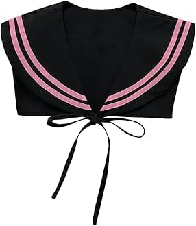 HoosaiyWooSailor Collars Scarf for Women Top Fake Collar Necklaces Shawl wraps Match Sweater Shirt Dress