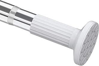 Umimile Tension Curtain Rod, 51-126 inch Adjustable Spring Shower Tension Curtain Rod, Stainless Steel Closet Rod for Windows or Shower, No Drilling, No Rust, Easy to Instal