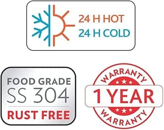 Borosil Stainless Steel Oyster Vacuum Insulated Teapot, Double Wall, Thermal Tea Pot, Hot & Cold Beverage Flask, Leak Proof, 2L - Silver