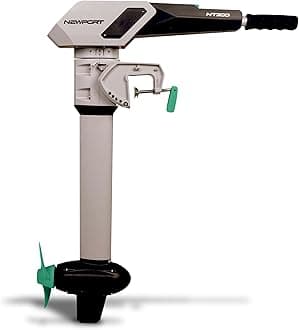 Newport NT300 Electric Outboard Motor - 3HP 1300W Brushless Direct Drive for Salt and Freshwater, 66-Mile Range, Ultra-Quiet, Hassle-Free Maintenance, Portable, Digital Throttle