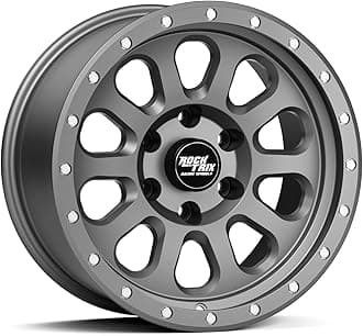 RT111 17x9 Wheel Compatible with Ford Bronco 2021-2026 and Ford Ranger 2019-2026 with 6x139.7 6x5.5" Bolt Pattern, +12mm Offset, 93.1mm Bore, Off-Road Matte Gunmetal 17 inch Rims