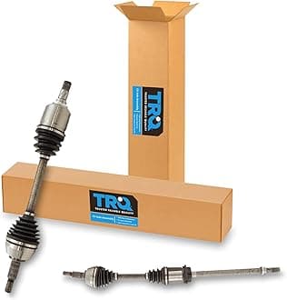 TRQ Front Driver and Passenger Side CV Axle Assembly Set Compatible with 2009-2014 Nissan Maxima