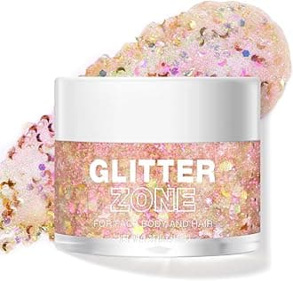 LANGMANNI Holographic Body Glitter Gel for Body, Face, Hair and Lip.Color Changing Glitter Gel Under Light. Vegan & Cruelty Free-1.35 oz (6# Dreamy Galaxy)