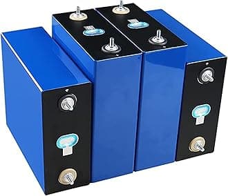 ZTZBFGM 4 Pieces 3.2V 100Ah/200Ah/300Ah Lifepo4 Battery DIY 12V/24V/48V Battery Pack for RV Boat Solar Storage System Golf Cart,4PCS 12V 300Ah