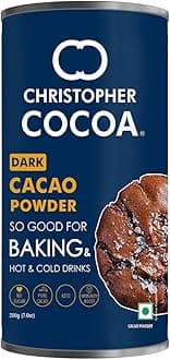 - Dark Cacao Powder, Unsweetened, 200g (Bake, Cake, Hot Chocolate, Drinking Shakes)