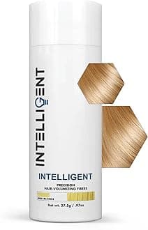 Intelligent Precision Hair-Volumizing Fibers (Medium Blonde) | Undetectably Fill in Thinning Hair | 6 Shades Designed For Men or Women | 27.5g