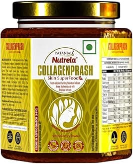 Collagen Prash Supplement for Glowing & Younger Looking Skin - 400g | Patanjali Collagen Builder Skin Super Food for Men & Women