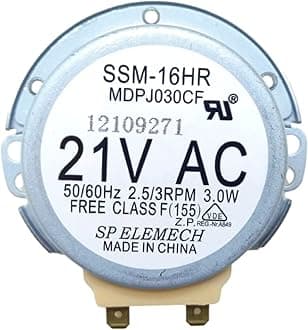 [GOODS-PRO] SSM-16HR MDPJ030CF (= MDPJ030BF Upgraded) Part No. DE31-10172C Compatible with Samsung Microwave Oven Turntable Motor Genuine Manufacturer OEM Part