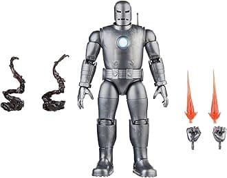 Marvel Legends Series Iron Man (Model 01) Avengers 60th Anniversary Collectible 6-Inch Action Figure, 6 Accessories