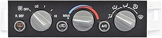 599-006 AC Heater Climate Control Panel with Rear Defogger Replacement for 1996-2000 Chevy Cadillac and GMC - Escalade C1500 C2500 Suburban K1500 K2500 Tahoe Yukon 9378805 16231165