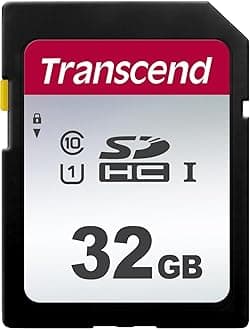 SDC300S 32GB SDHC Class 10 U1 Memory Card, Speed up to 100MB/s for Digital Cameras TS32GSDC300S