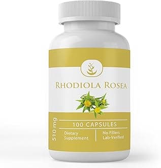 Rhodiola Rosea (100 Capsules) Root Extract, Relaxation, Adaptogen*