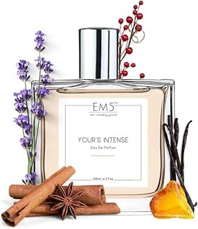 EM5 Your's Intense Perfume for Men | Vanilla Cinnamon Warm Spicy Amber Fragrance | 50 ml Eau de Parfum Spray | Luxury Gift for Him