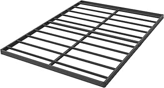 2 Inch Low Profile Box Spring, Sturdy Metal Frame Mattress Foundation, Easy Assembly, Quiet & Noise-Free, Full Size