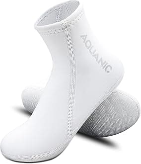 nitescuba Neoprene Socks, 2.55mm Thermal Wetsuit Socks for Man Woman, Anti-slip Scuba Diving Socks Waterproof Shoes for Snorkeling Swimming Surfing Wading Sailing Outdoor Water Sports
