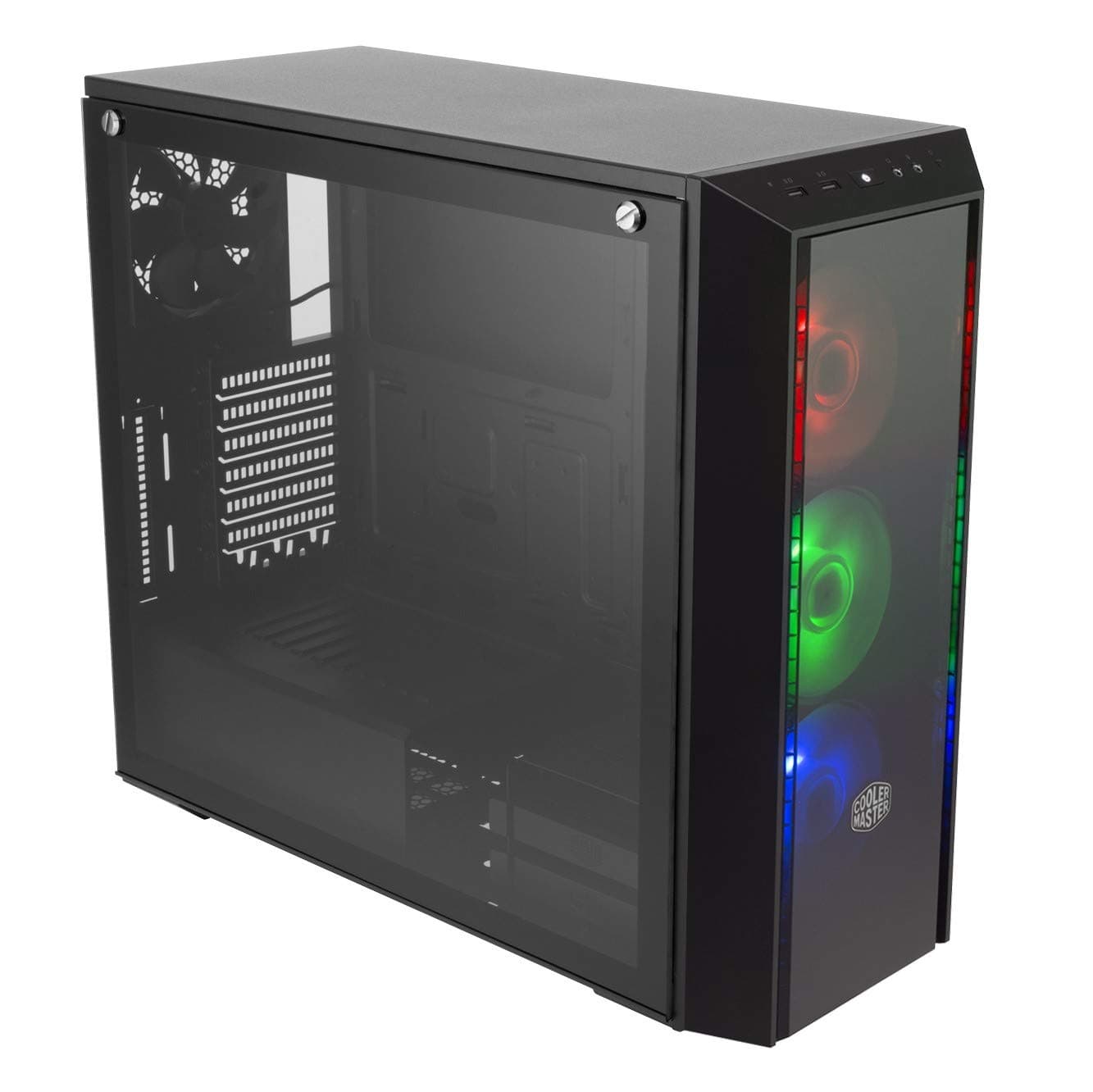 Cooler Master MasterBox Pro 5 RGB Computer Case 'Dark Mirror Front Panel, RGB LED Fans, Tempered Glass Side Panel' MCY-B5P2-KWGN-01