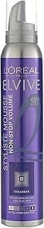 L’Oréal Paris L'oreal Elvive Styliste Non-Stop Volume 48H Hold Mousse 200Ml