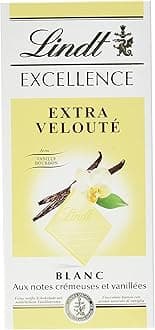 Lindt Excellence Madagascan Vanilla White Chocolate, 100 g