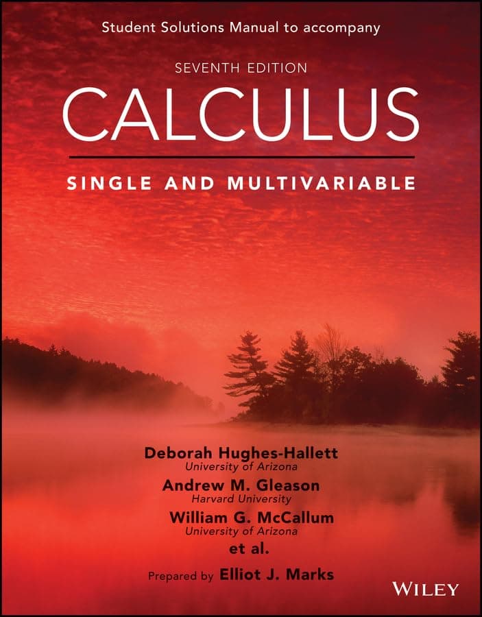 Calculus: Single and Multivariable, 7e Student Solutions Manual Paperback – Student Edition, 10 October 2016
