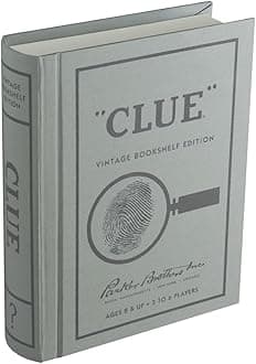 Clue Linen Vintage Bookshelf Edition