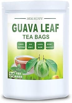 Guava Leaf Fruit Tea Bags, 30 Tea Bags, Natural Guava Herbal Tea(Pack of 1) (30 count)
