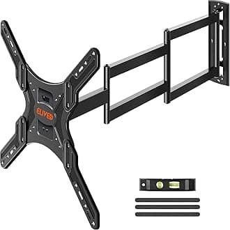 ELIVED Long Arm TV Wall Mount for Most 26-60 Inch TVs, 29.5 Inch Long Extension TV Mount Swivel and Tilt, Full Motion Wall Mount TV Bracket Fit Max VESA 400x400mm, Holds up to 77 lbs.