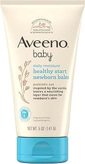 - Healthy Start Nourishing Newborn Balm, Hypoallergenic Baby Skin Balm with Prebiotic Oat Leaves a Nourishing Layer to Care for Newborn Skin, Fragrance-Free, 5 oz