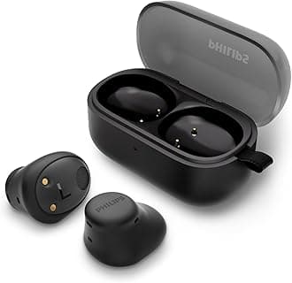 TAT2159 Wireless Earbuds,True Wireless Headphones,Dynamic Bass with 10 mm Driver,Clear Call Quality with AI Mic,14 H Battery Life,Bluetooth 5.3,IPX4 Rating,Multipoint Connectivity,Tiny,Black