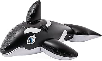 Intex Whale Ride-On Floating Raft, Black, 58561Ep, Whale Ride On Age 3+, 3.24