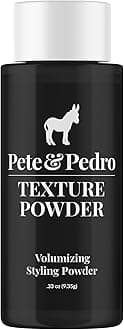 Pete & Pedro - WEIGHT FREE VOLUME AND TEXTURE: Texture Powder, a secret that has long endured among professional hairdressers and stylists, is an amazing styling product that apo