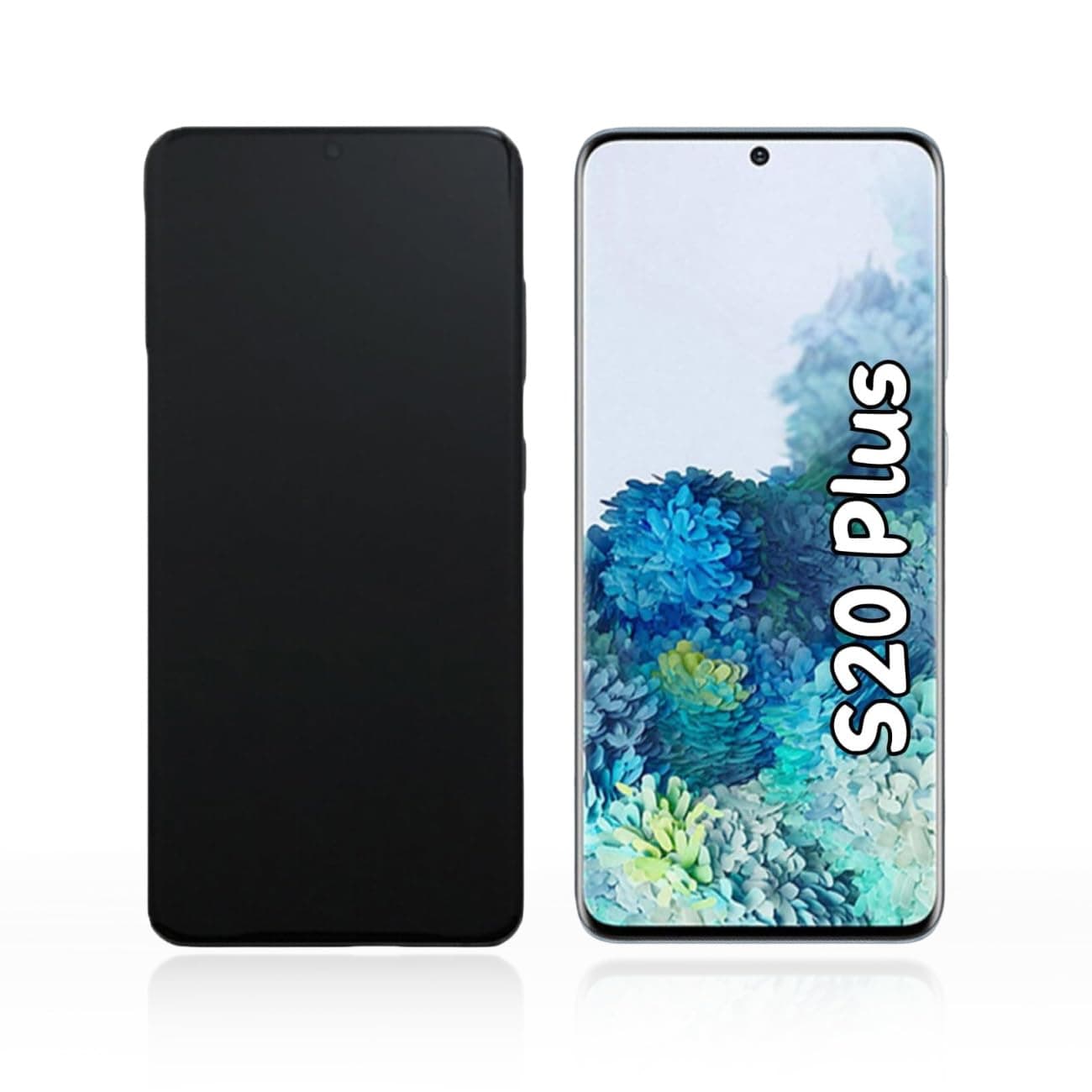 OLED Display Digitizer Touch Screen Assembly Replacement, for Galaxy S20 Plus Cell Phone Screen, with Fingerprint Function and Repair Tools Repair Faults Easy To Install