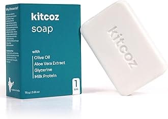 Kitcoz Anti Fungal & Anti Bacterial Soap For Intensive Fungal Infections of The Skin (Pack of 4) | Anti Itching Soap - Good for All Types of Skin (75gm x 4)