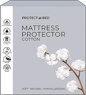 Cotton Jersey Mattress Protector, Full